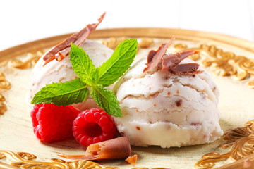 Stracciatella ice cream