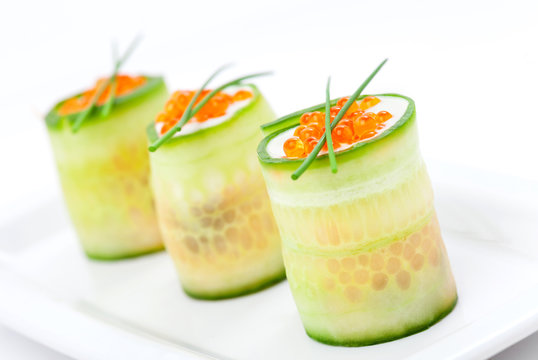 Gurken-Lachs-H&auml;ppchen