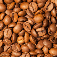 Coffee beans background