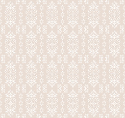Floral ornamental pattern. Vector illustration.