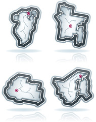 Simple Country Icons