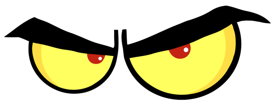 Angry Cartoon Eyes