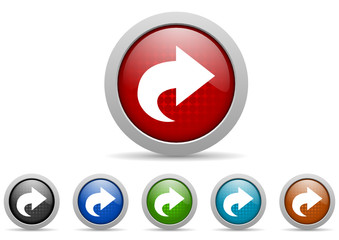 next vector icon set