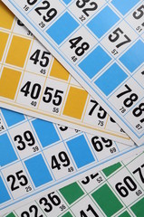 Bingo cards and numbers - 48351569