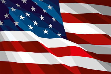 The national flag of USA - 48353306