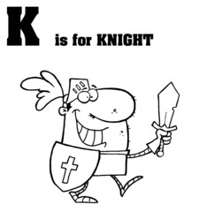 K Is For Knight Text