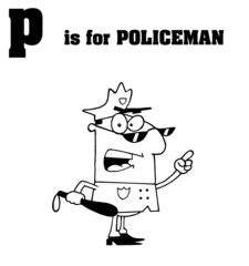 P Is For Policeman Text