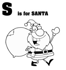 S Is For Santa Text