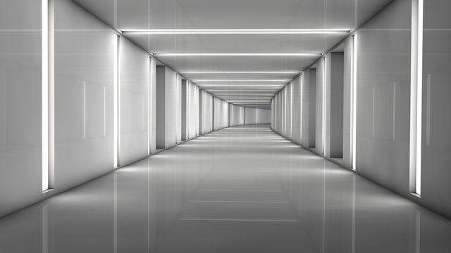 Fototapeta Interior futurista