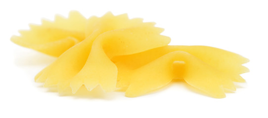 Closeup of Farfalle pasta