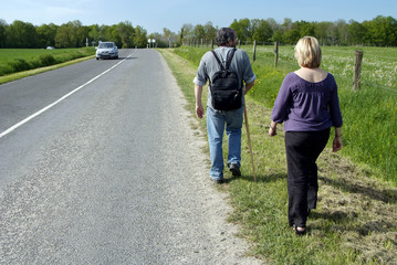 couple de randonneurs