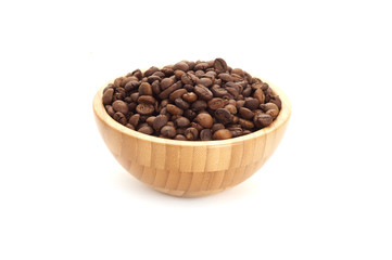 black coffee beans