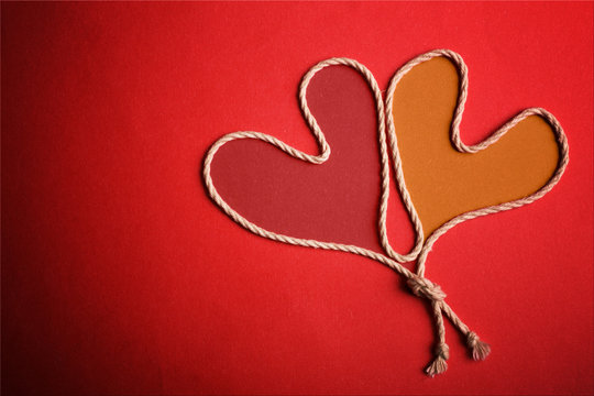 Due cuori legati - Two linked hearts