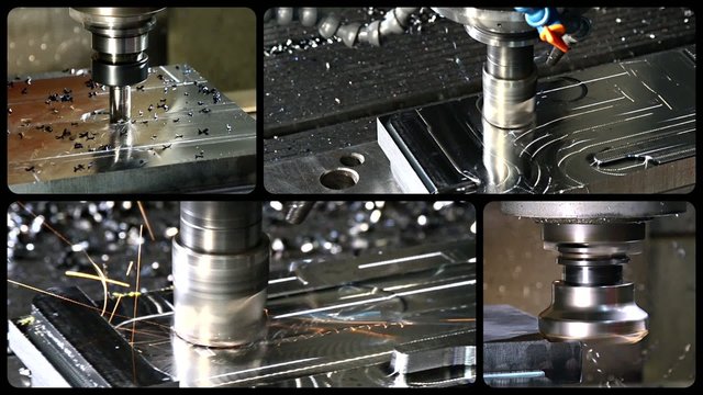 milling machine collage