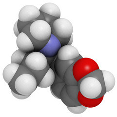 methylenedioxypyrovalerone (MDPV, Bath salts) molecule, chemical