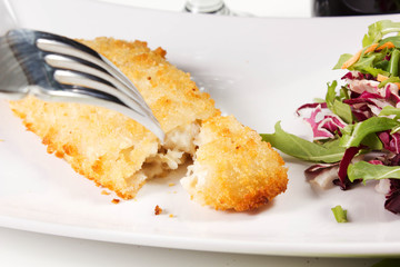 breaded fish