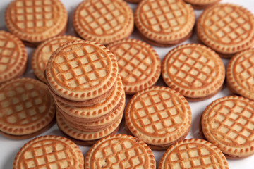 cookies on a white background