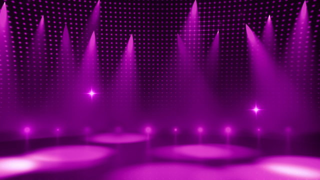 Disco Stage Dance Floor Colorful Vivid Lights Flashing