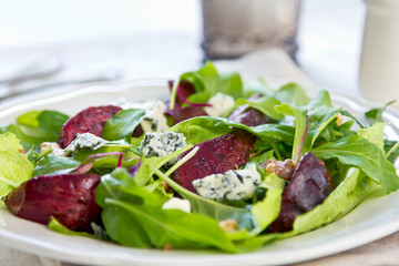 Roasted Beetroot with Blue cheese salad