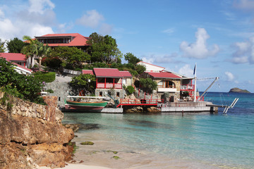 The beautiful Eden Rock hotel at St. Barths