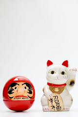 Obraz premium だ妻と招き猫