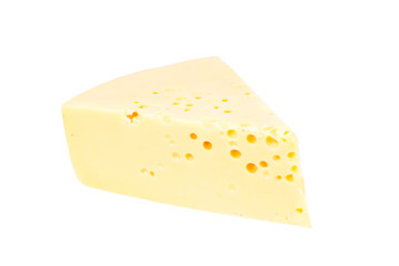 Cheese isolated on white background