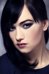 Fototapeta premium Portrait of a beautiful brunette