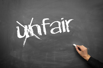 fair und unfair