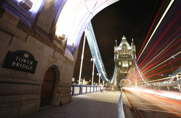 Obraz premium Tower Bridge at night