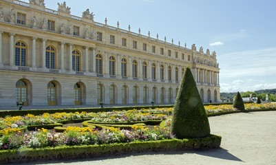 jardin à la française, château de Versailles (France)