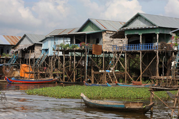 Obraz premium Village de pecheur sur pilotis