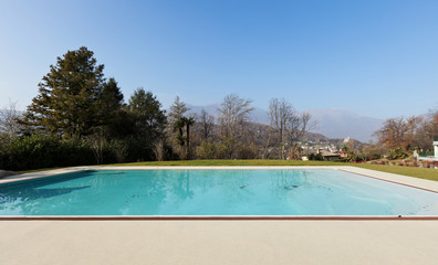 pool in exterior