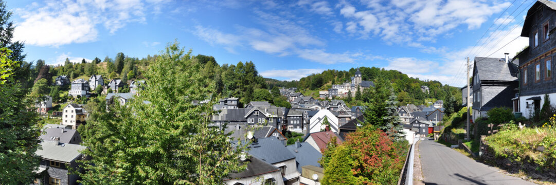 Glasbl&auml;serstadt Lauscha in Th&uuml;ringen