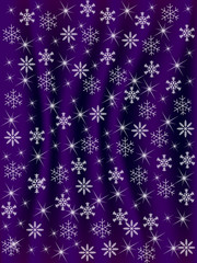 背景　雪　結晶　冬