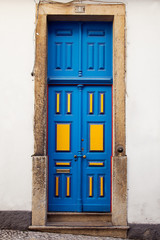 Blu/Yellow Door
