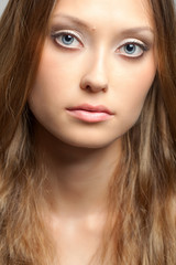 Obraz premium zbliżenie portret twarz kobiety