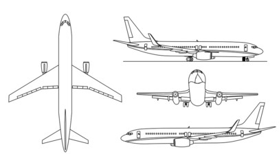 Arplanes silhouettes