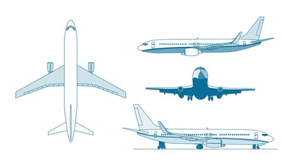 Arplanes silhouettes