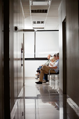 People In Hospital's Waiting Area