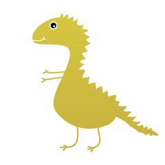 dinosaur sweet and cute vector illustartion