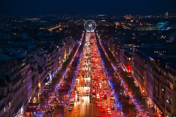 Fotobehang Champs-Elysées, Parijs. © Luciano Mortula-LGM