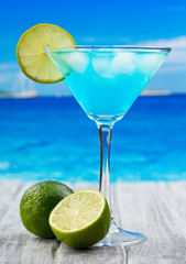 Blue Curacao cocktail