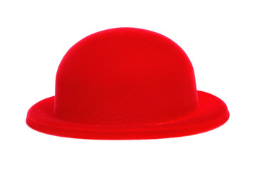 Fototapeta premium red bowler hat