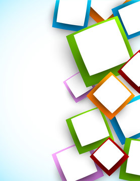 Background with squares