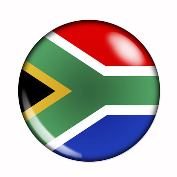Button flag of South Africa
