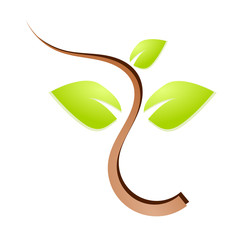 Tree green nature logo