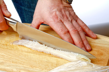 Fisch Zubereitung vom Matjessalat