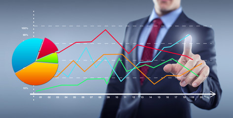 Man with Chart