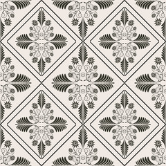 Seamless floral vector pattern