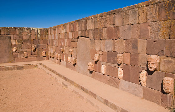 Temple of Tiwanaku, Bolivia